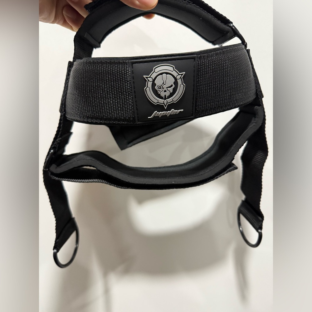 Jupiter Neck Harness for Weight Lifting & Strengthening Exercises. Black NWOT